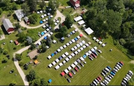 Aerial View Art at the Mill